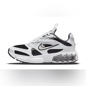 Nike Zoom Air Fire sneakers in black and white